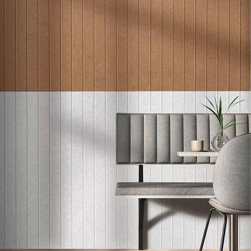 Recyklovaný ekologický materiál 100% PET plsť z polyesterových vláken Výroba akustických panelů odolných proti ohni