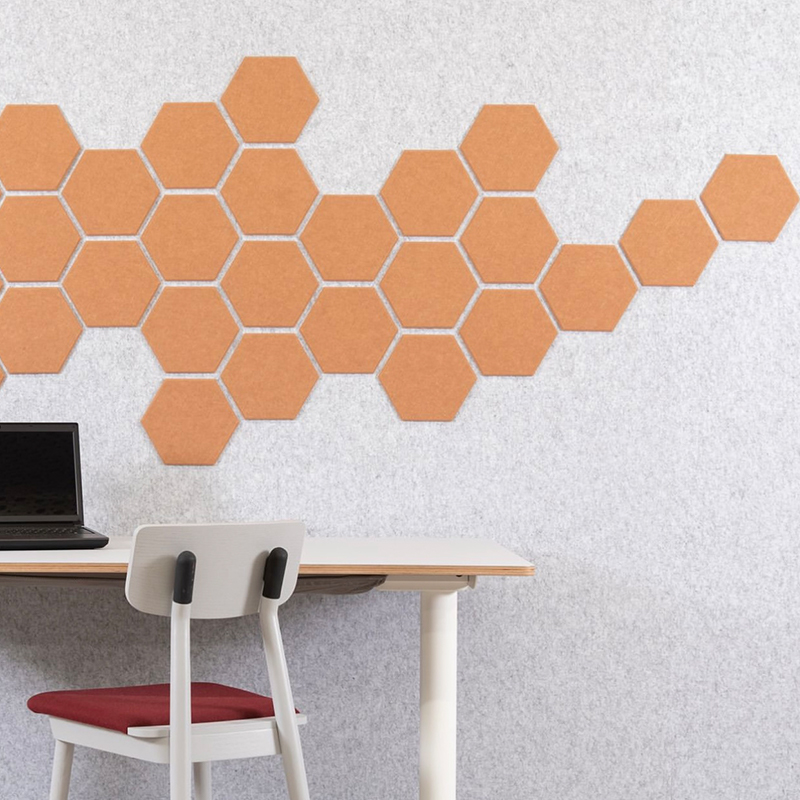 Přizpůsobitelný panel pohlcující zvuk s drážkovaným polyesterovým vláknem Přizpůsobitelný panel pohlcující zvuk s drážkovaným polyesterovým vláknem