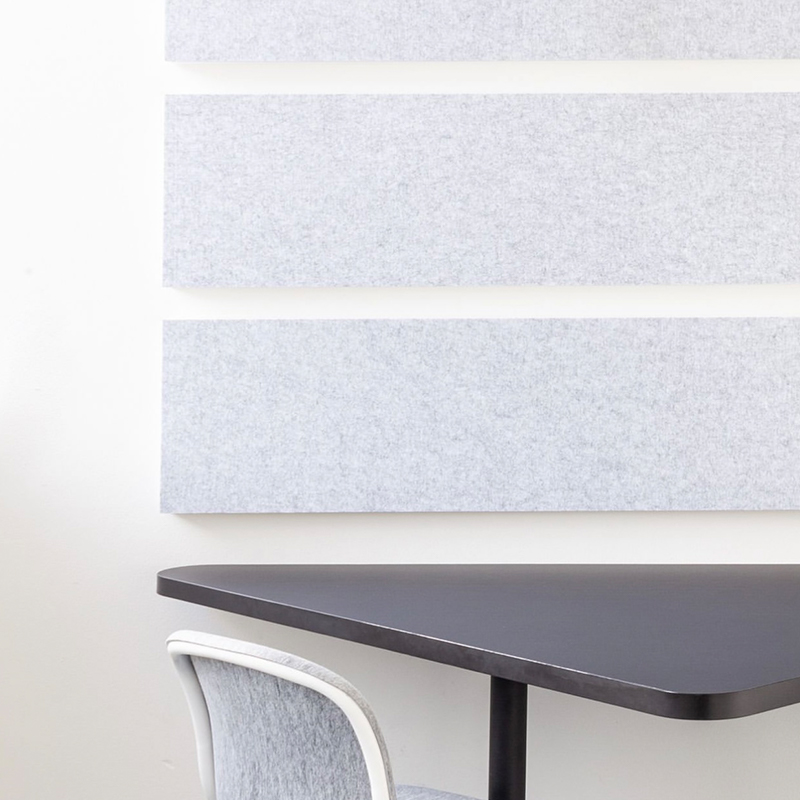 Přizpůsobitelný panel pohlcující zvuk s drážkovaným polyesterovým vláknem Přizpůsobitelný panel pohlcující zvuk s drážkovaným polyesterovým vláknem