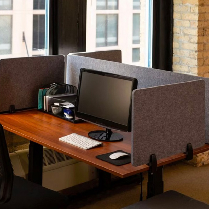 Pesonic Ekologické polyesterové vlákno PET stolní přepážka Polyesterová akustická stolní zástěna pohlcující zvuk