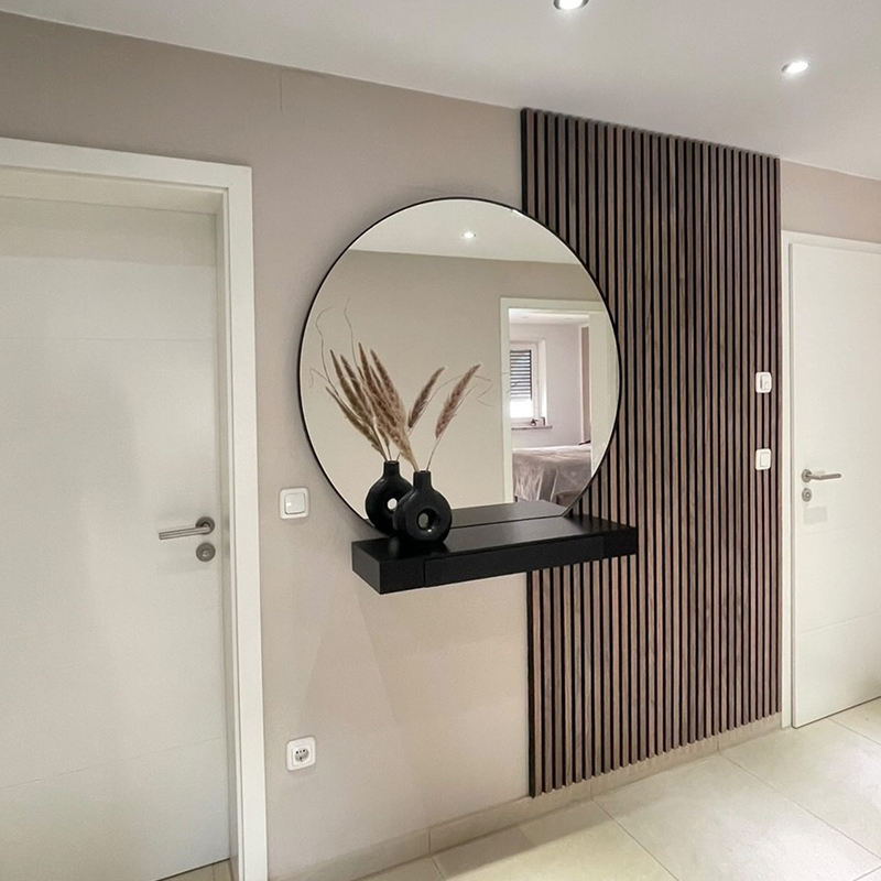 Různé materiály Dřevěné pásy Dekorace kanceláře Nástěnné panely Mřížka Zvukově pohlcující panely Grafický design Projektové řešení