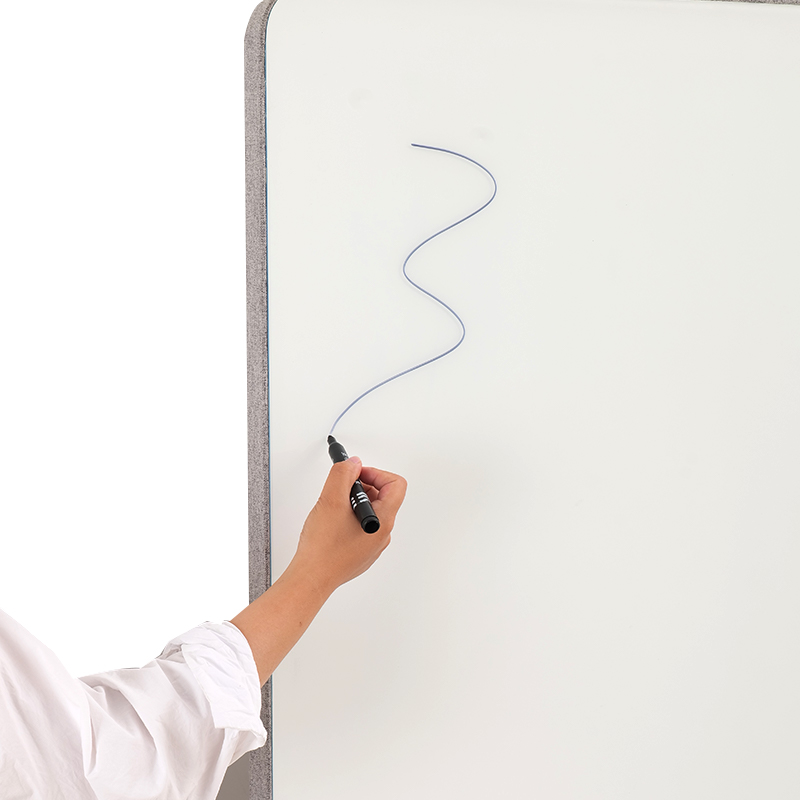 Moderní bílá akustická psací deska Zvukotěsné panely z polyesterových vláken pro skleněné příčky pro domácí kancelář Moderní bílá akustická psací deska Zvukotěsné panely z polyesterových vláken pro skleněné příčky pro domácí kancelář