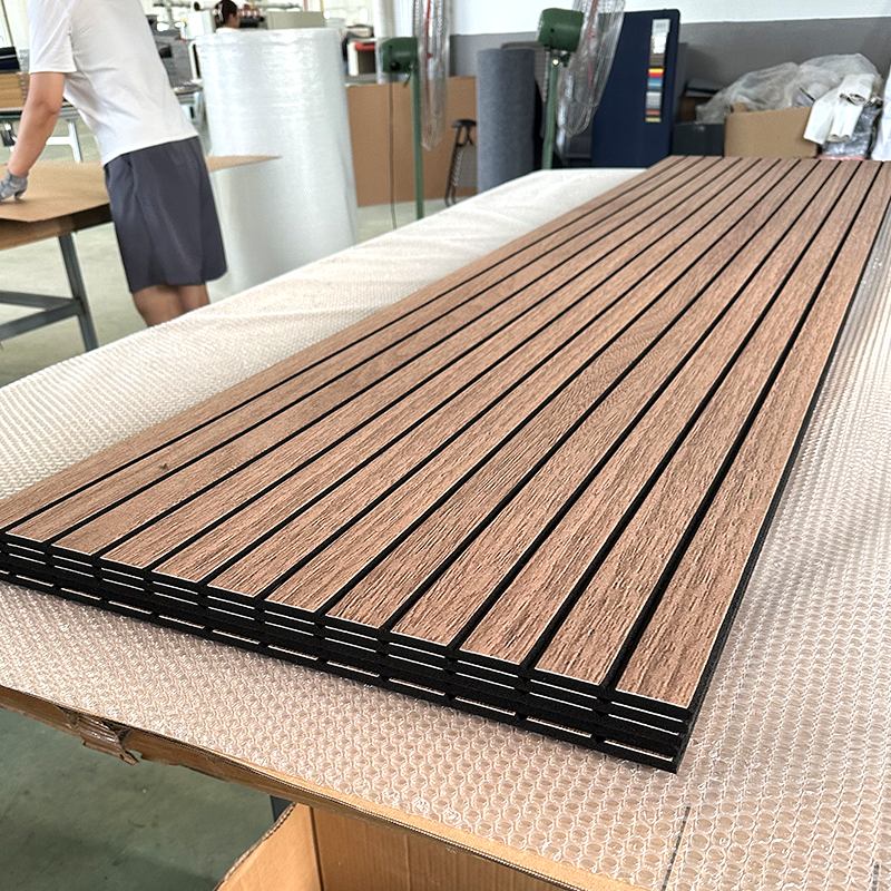 PVC & Polyester Fiber Acoustic Panels - Soundproof, Fireproof, Eco-friendly for Home/Office/Theater. High Density, Easy Installation, Decorative Sound Absorbing Panels