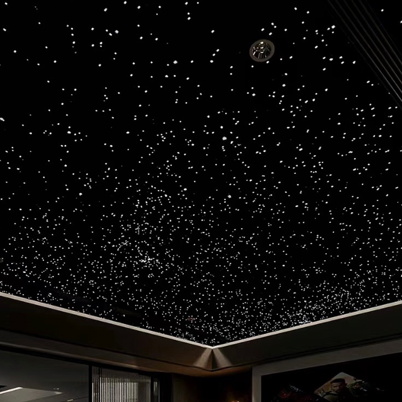 Moderní sádrové stropní panely z optických vláken RGB Light Star 7 barev pro obývací pokoj Moderní sádrové stropní panely z optických vláken RGB Light Star 7 barev pro obývací pokoj