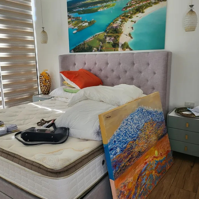 Akustické nástěnné malby HD Heat Transfer – přizpůsobitelné, snižující hluk, ideální pro školy/auly